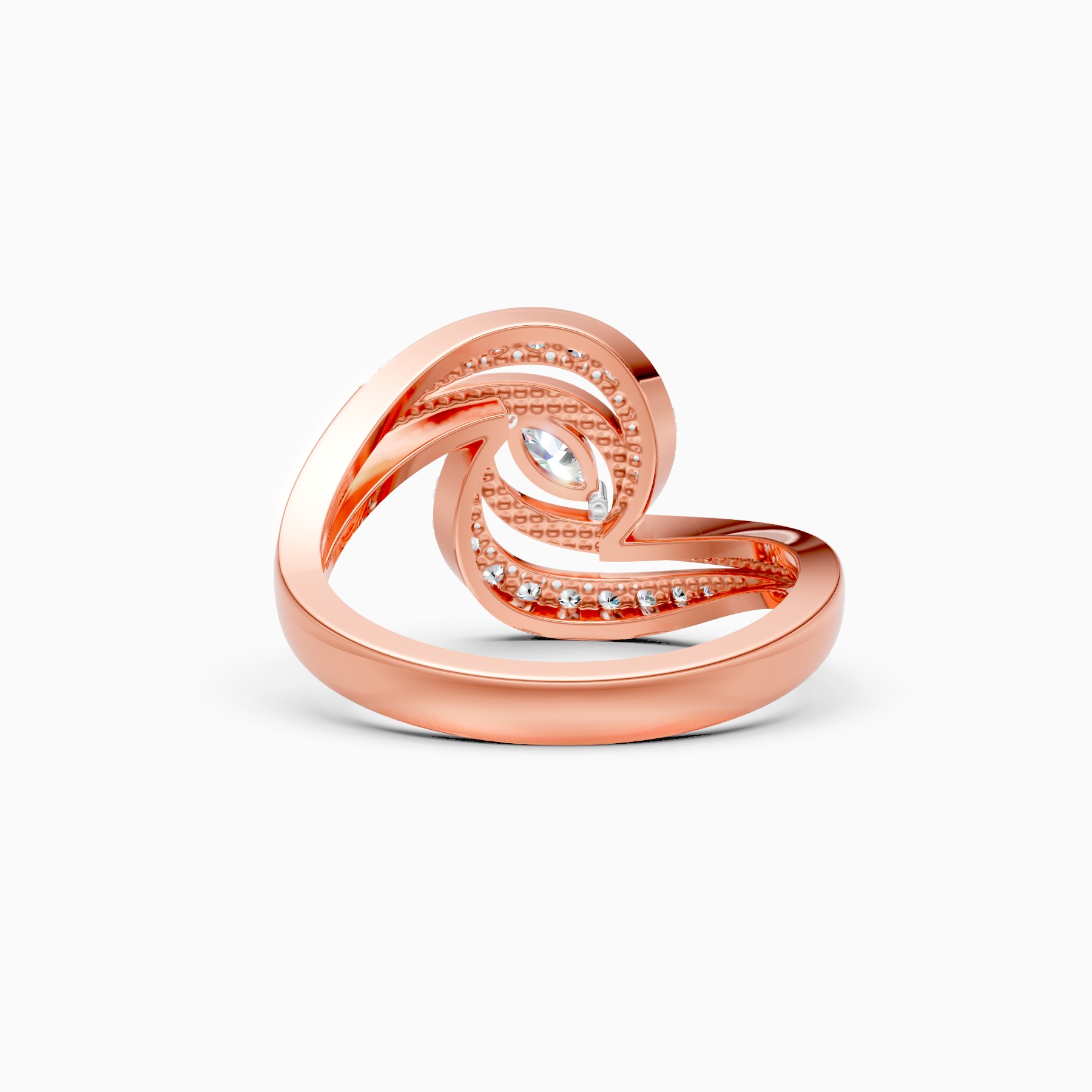 Celestial Petal Lab Grown Diamond Ring